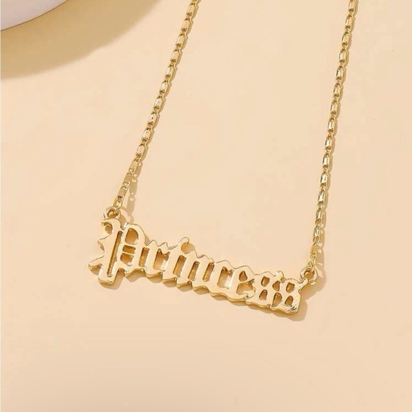 GOLD 4/$25 Princess Charm Necklace - Picture 1 of 2